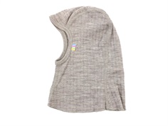 Joha sesame melange balaclava elephant hat merino wool  